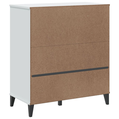 Bokhylle Hvit VIKEN 80x40x90 cm