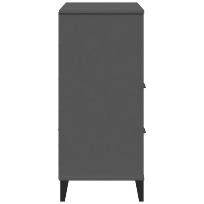 Bokhylle Grå VIKEN antrasitt 80x40x90 cm