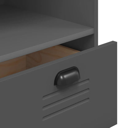 Bokhylle Grå VIKEN antrasitt 80x40x90 cm