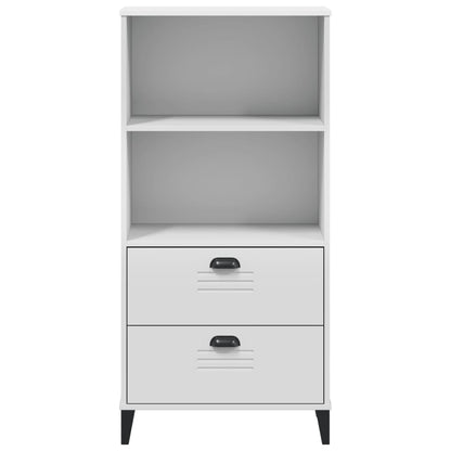 Bokhylle Hvit VIKEN 60x35x123 cm