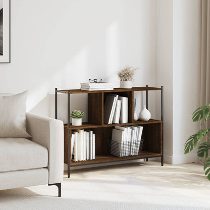 Bokhylle Brun Eik 102x28x77,5 cm