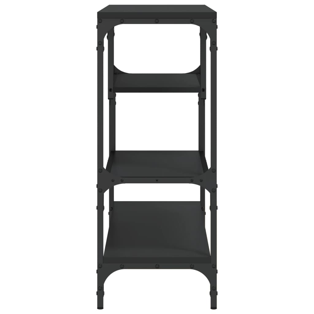 Avlastningsbord Konsollbord Svart 100x30x75 cm