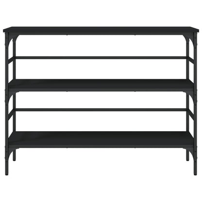 Avlastningsbord Konsollbord Svart 100x32x75 cm