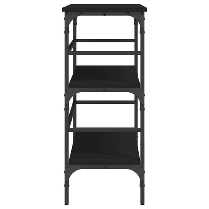 Avlastningsbord Konsollbord Svart 100x32x75 cm