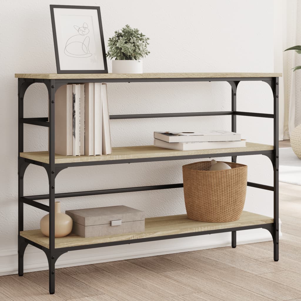 Avlastningsbord Konsollbord Sonoma Eik 100x32x75 cm