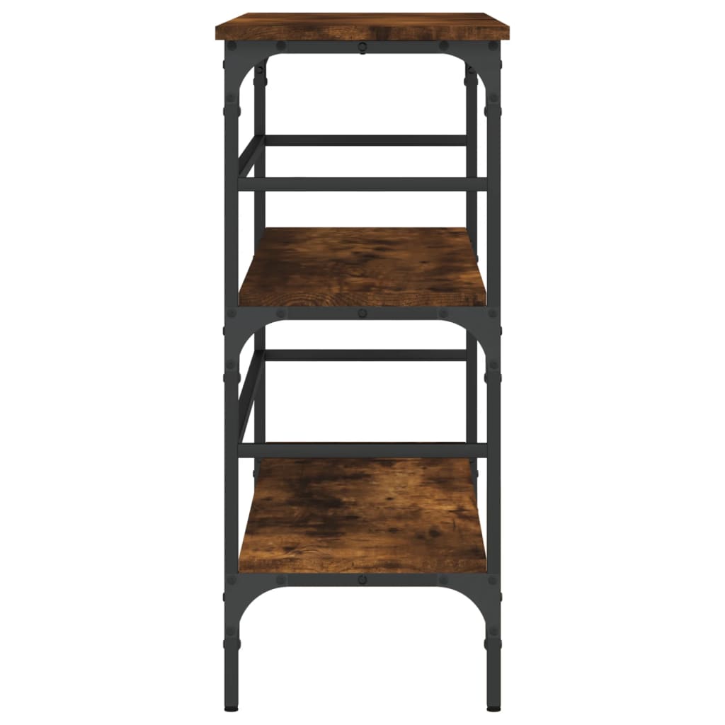 Avlastningsbord konsollbord Røkt Eik 100x32x75 cm