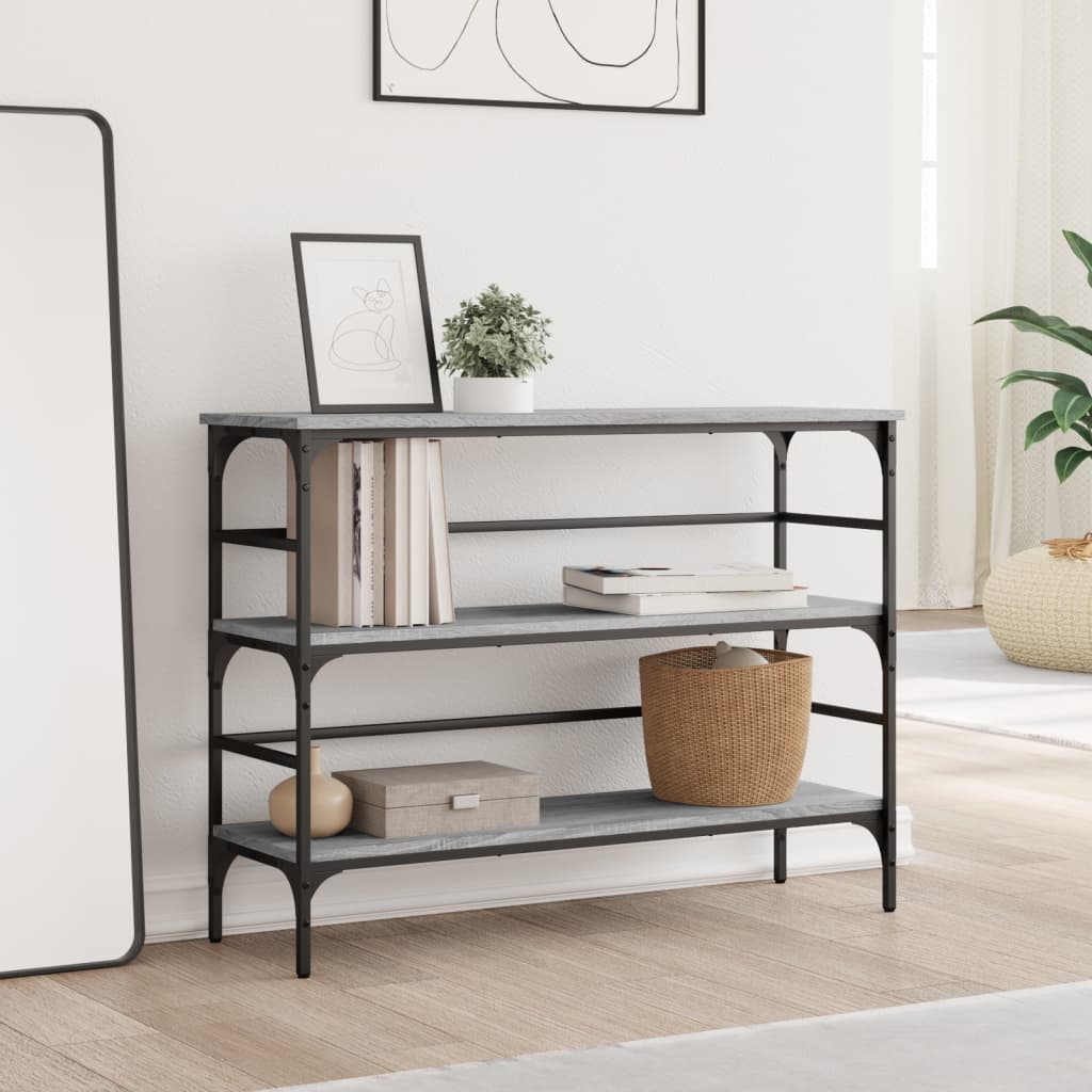 Avlastningsbord Konsollbord Sonoma Grå 100x32x75 cm