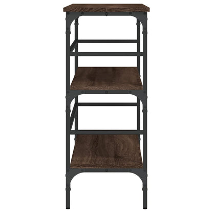 Avlastningsbord Konsollbord Brun Eik 100x32x75 cm