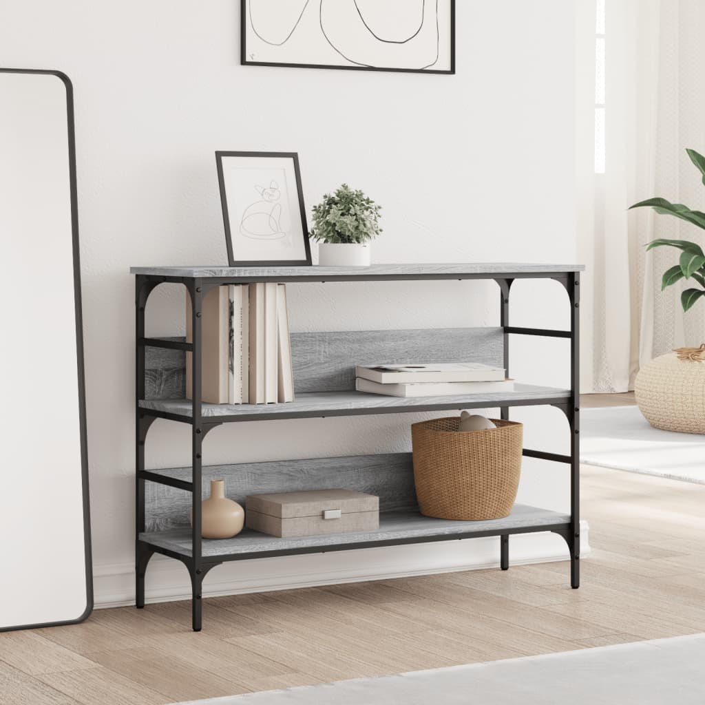 Avlastningsbord Konsollbord Sonoma Grå 100x32x75 cm