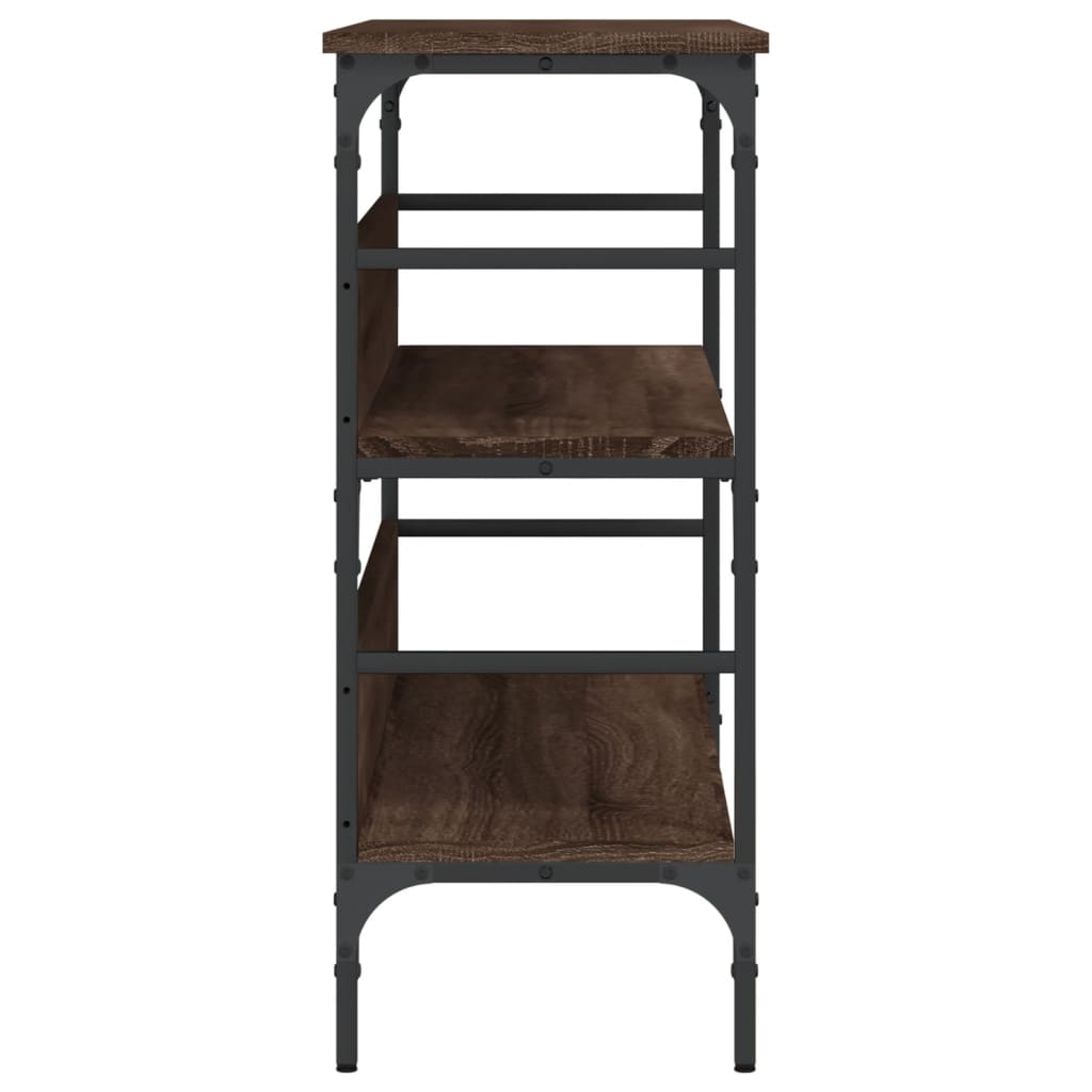 Avlastningsbord Konsollbord Brun Eik 100x32x75 cm