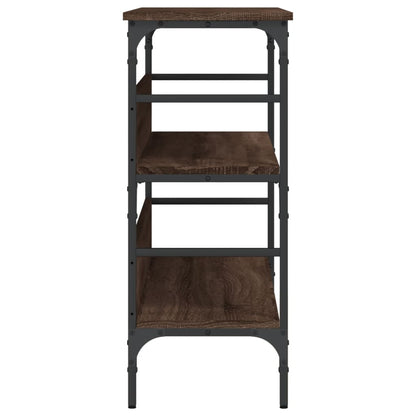 Avlastningsbord Konsollbord Brun Eik 100x32x75 cm