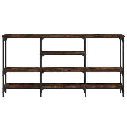 Avlastningsbord Konsollbord Røkt Eik 160x29x80 cm