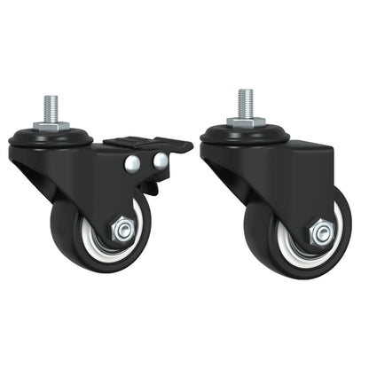 Salongbord Sofabord Brun Eik med hjul 91x55x34 cm tre