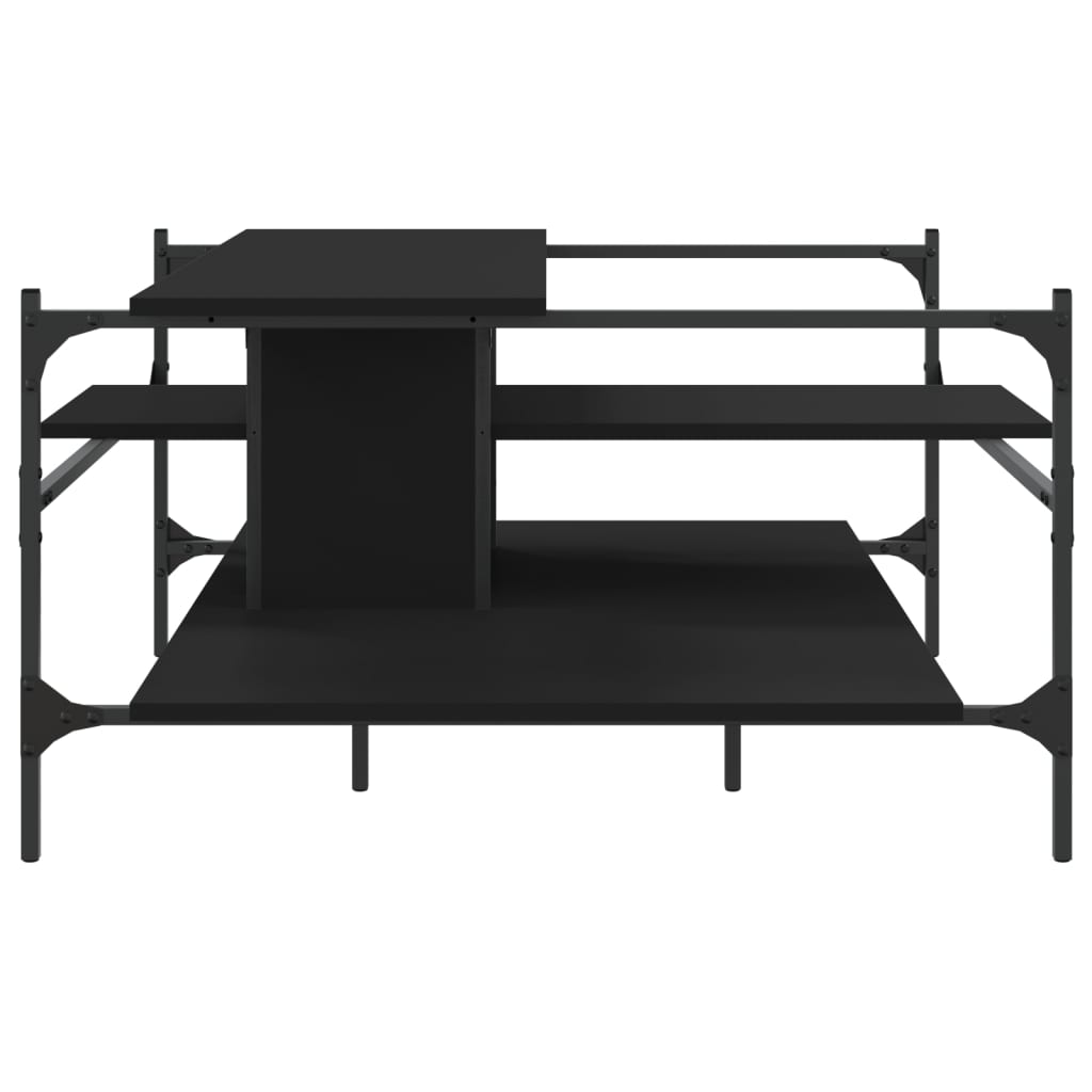 Salongbord Sofabord Svart 100x100x48,5 cm