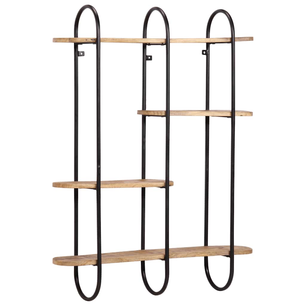 Vegghylle Tre 90x20x116,5 cm grovt heltre mangotre