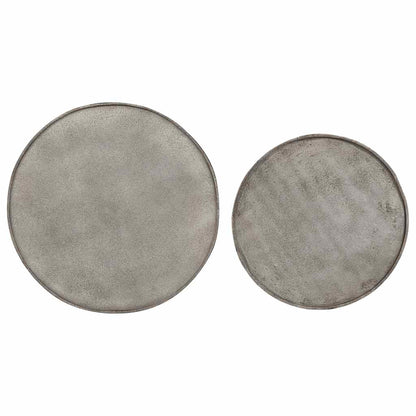 Salongbord Sofabord DIV. 2 stk sølv