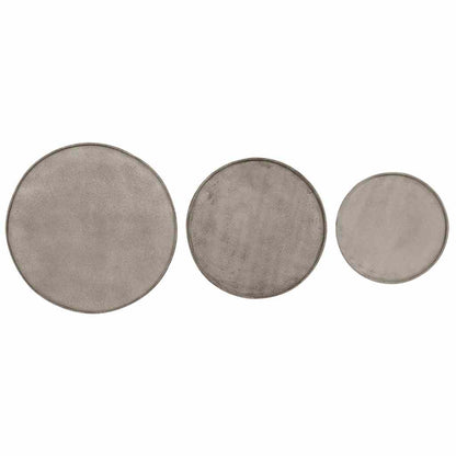 Salongbord Sofabord DIV. 3 stk sølv