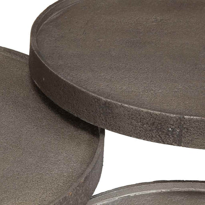 Salongbord Sofabord DIV. 3 stk sølv