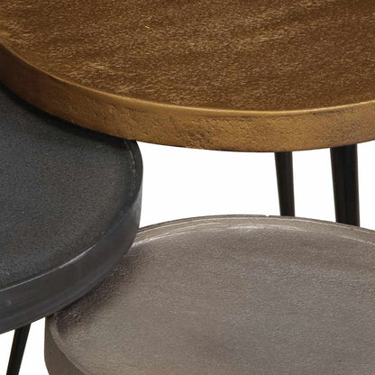 Salongbord Sofabord Tre 3 stk flerfarget