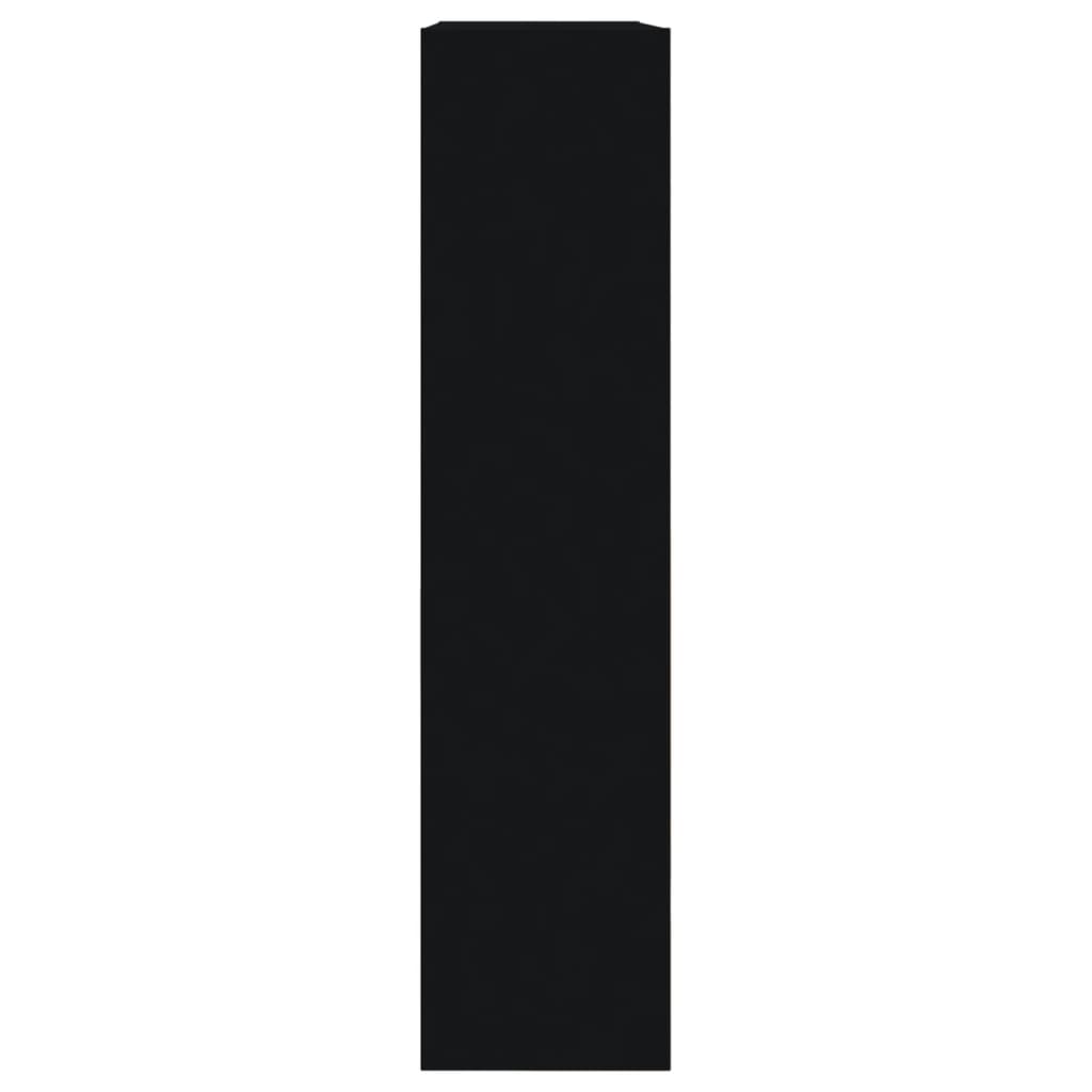 Skoskap Skohylle Skobenk Svart 80x21x87,5 cm