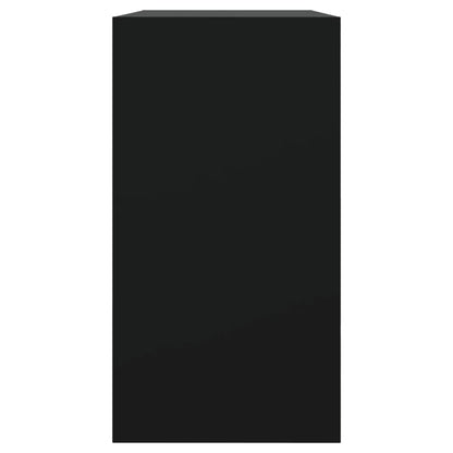 Skoskap Skohylle Skobenk Svart 80x34x63 cm