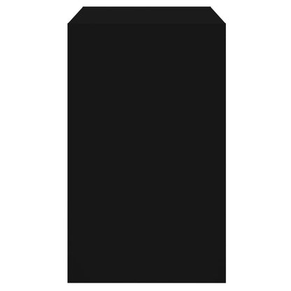 Skoskap Skohylle Skobenk Svart 80x42x69 cm