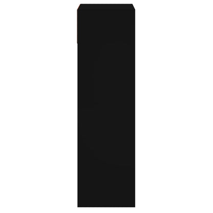 Skoskap Skohylle Skobenk Svart 60x34x116 cm