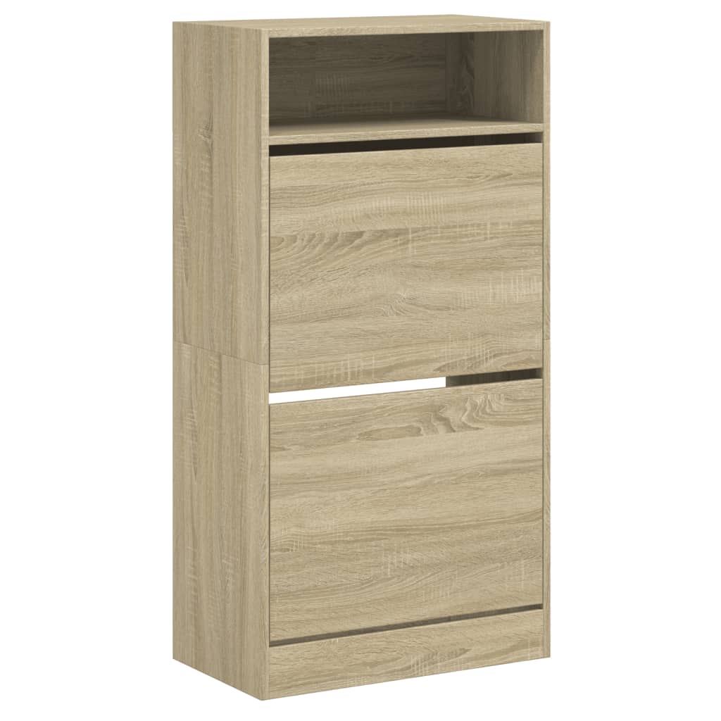 Skoskap Skohylle Skobenk Sonoma Eik 60x34x116 cm