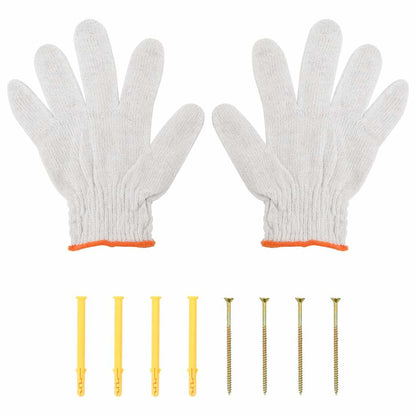 Vegghylle Tre 100x30x31 cm sølv rustfritt stål