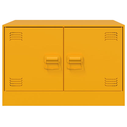 Salongbord Sofabord DIV. sennepsgul 67x50x44 cm stål