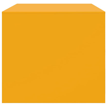 Salongbord Sofabord DIV. sennepsgul 67x50x44 cm stål