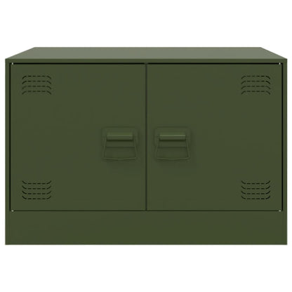 Salongbord Sofabord DIV. olivengrønn 67x50x44 cm stål