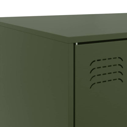 Salongbord Sofabord DIV. olivengrønn 67x50x44 cm stål