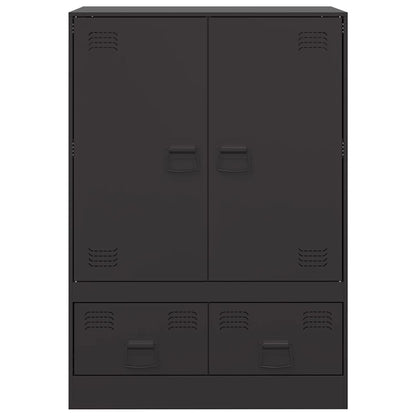 Skap Svart 67x39x95 cm stål