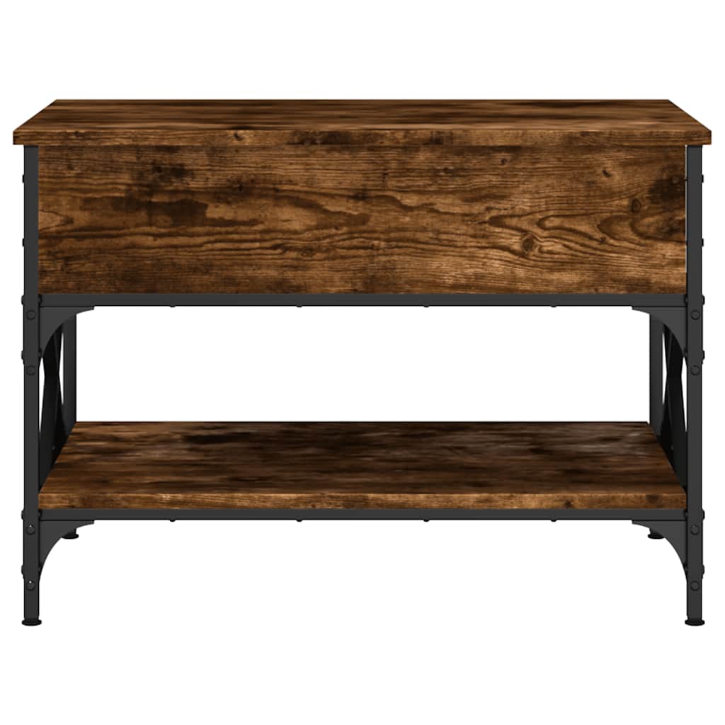 Salongbord Sofabord Røkt Eik 70x50x50 cm