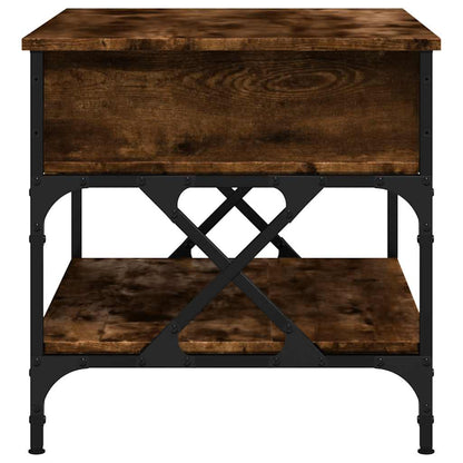 Salongbord Sofabord Røkt Eik 70x50x50 cm