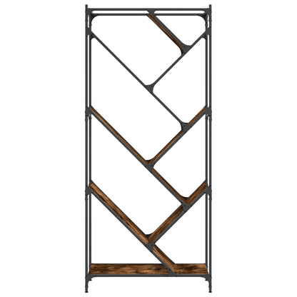 Bokhylle Røkt Eik 79x30x180 cm