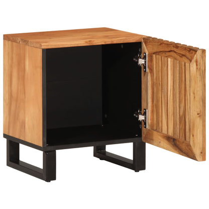 Nattbord Sengbord 40x34x46 cm heltre akasie