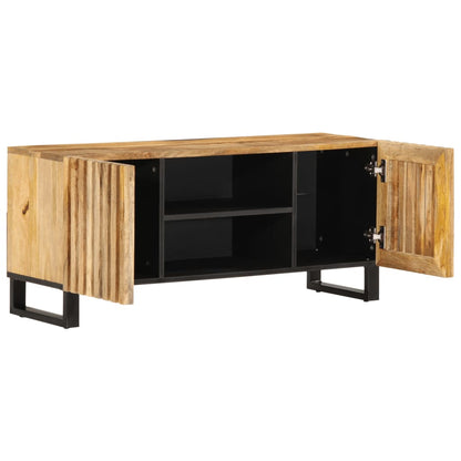 TV-benk 105x34x46 cm grovt heltre mangotre