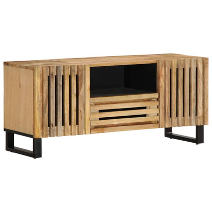 TV-benk 100x34x46 cm grov heltre mango