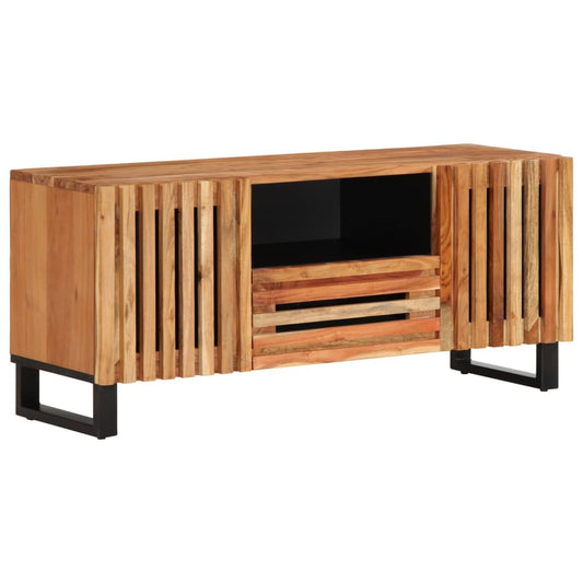 TV-benk 100x34x46 cm heltre akasie