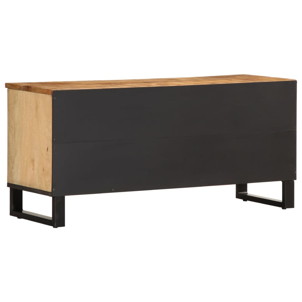 TV-benk 100x34x46 cm grov heltre mango