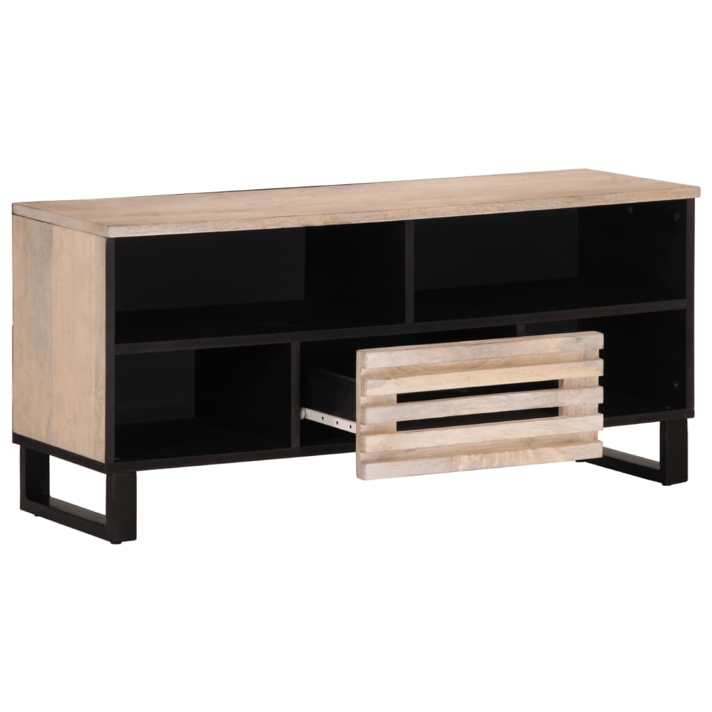 TV-benk 100x34x46 cm heltre mango