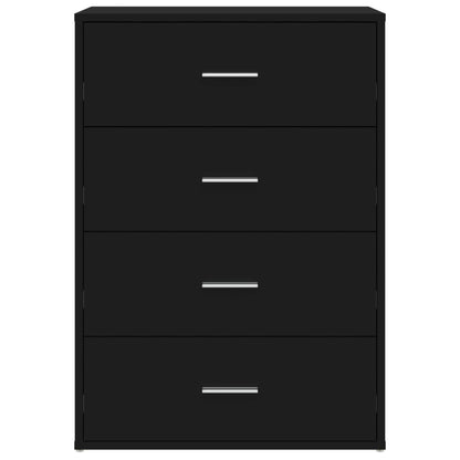 Kommode Svart 60x31x84 cm