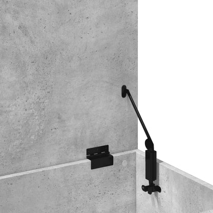 Oppbevaringskiste Betonggrå 100x42x46 cm