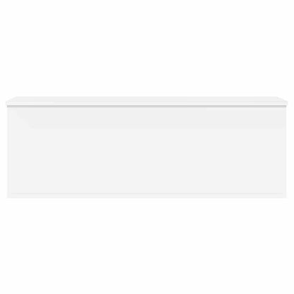 Oppbevaringskiste Hvit 102x35x35 cm