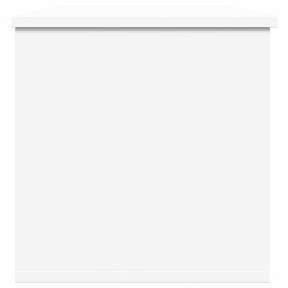 Oppbevaringskiste Hvit 102x35x35 cm