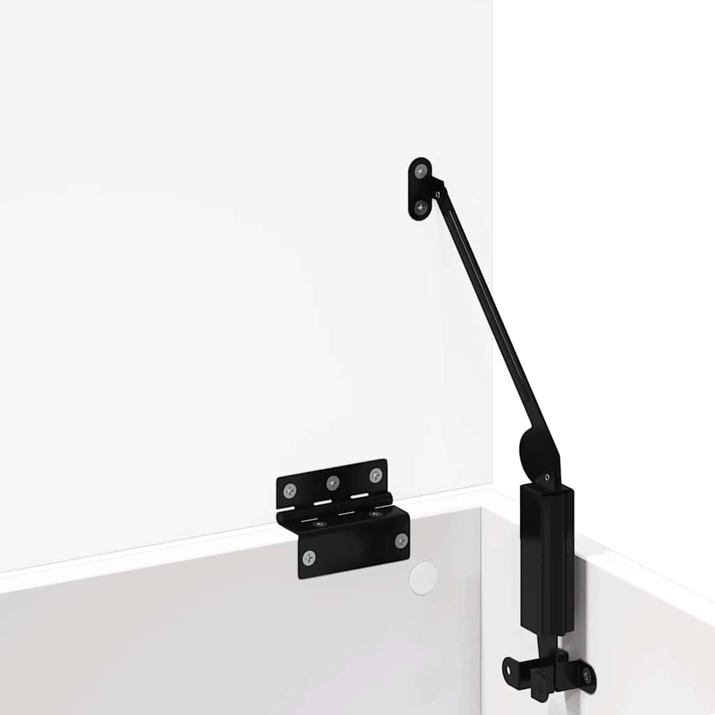 Oppbevaringskiste Hvit 102x35x35 cm