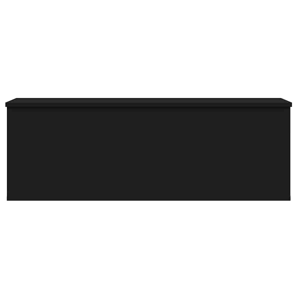 Oppbevaringskiste Svart 102x35x35 cm