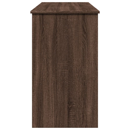 Sminkebord Brun Eik speil 100x45x76 cm